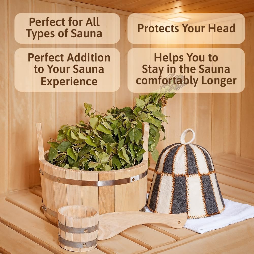 ASKOLD soft wool banya hat delivers gentle warmth and comfortable wear