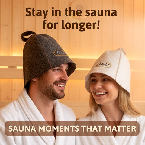 ASKOLD wool sauna hat dimensions and fit overview