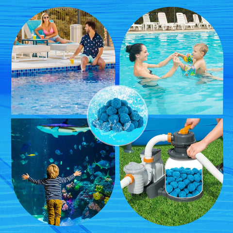 Askyli lightweight filtration balls ease handling and setup.
