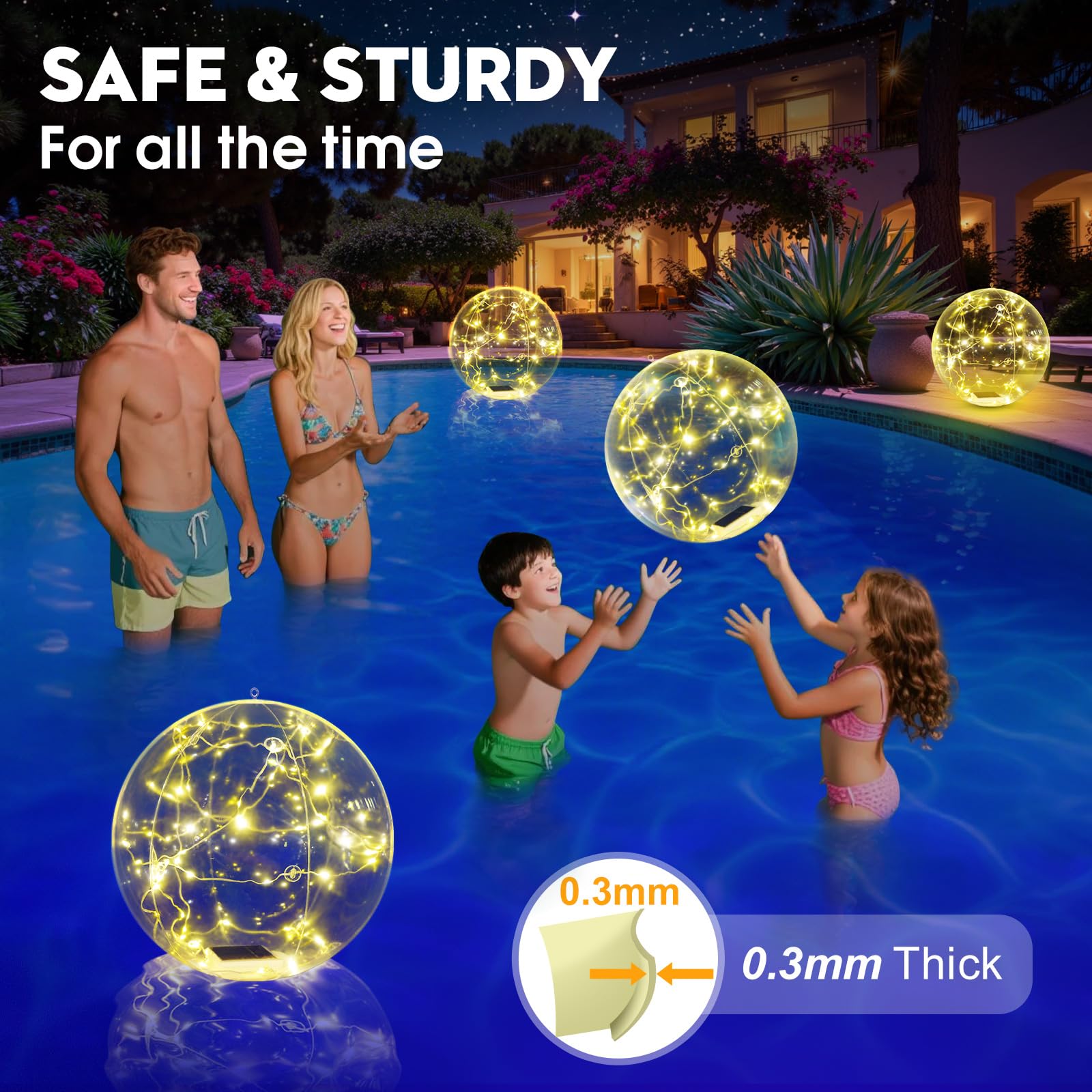 Askyli solar auto on/off pool light saves energy with dusk activation.