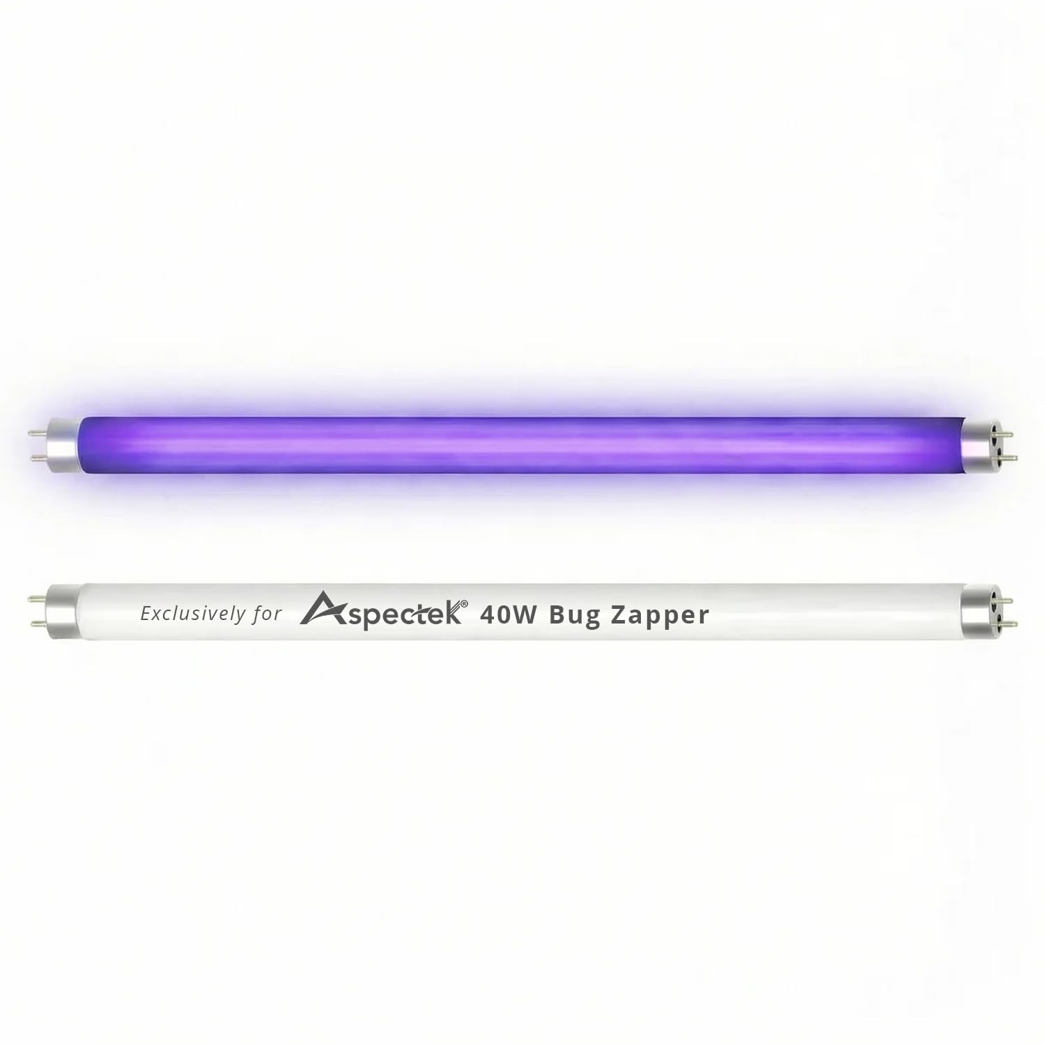 ASPECTEK 40W bug zapper UV lamp tube improves insect attraction and efficiency.