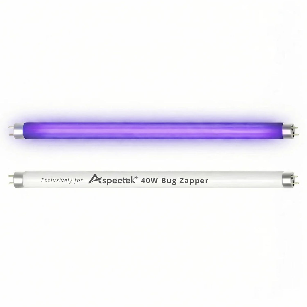ASPECTEK 40W bug zapper UV lamp tube improves insect attraction and efficiency.