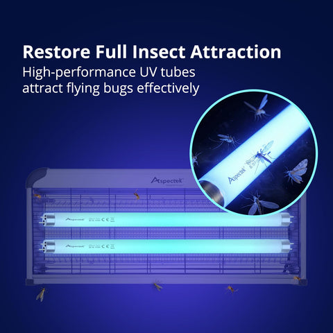 ASPECTEK replacement UV tube extends zapper life and consistent performance.