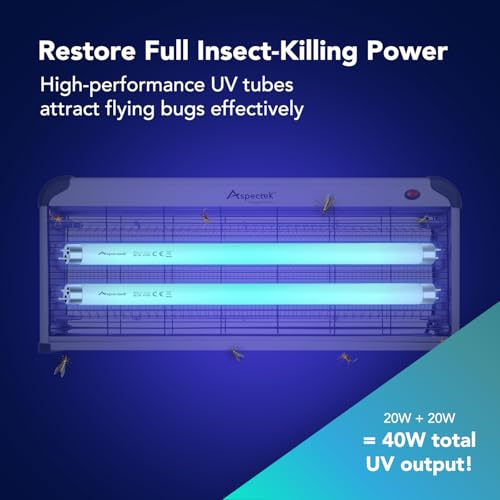 Long-lasting UV tubes designed for heavy-duty outdoor pest control.
