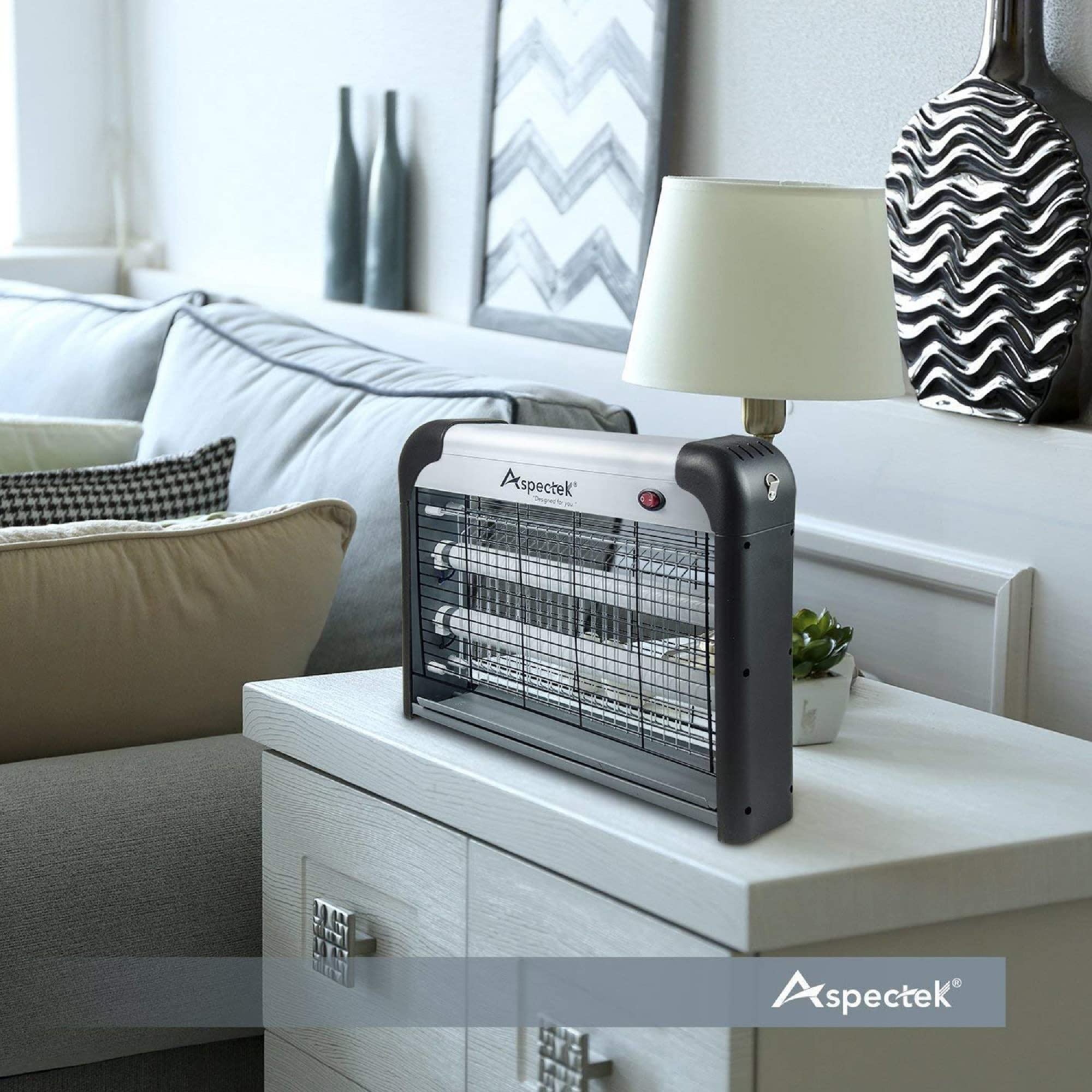 Aspectek easy upkeep with removable tray for simple cleaning.