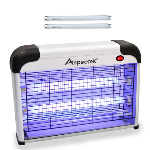 Aspectek insect killer front view for compact indoor placement