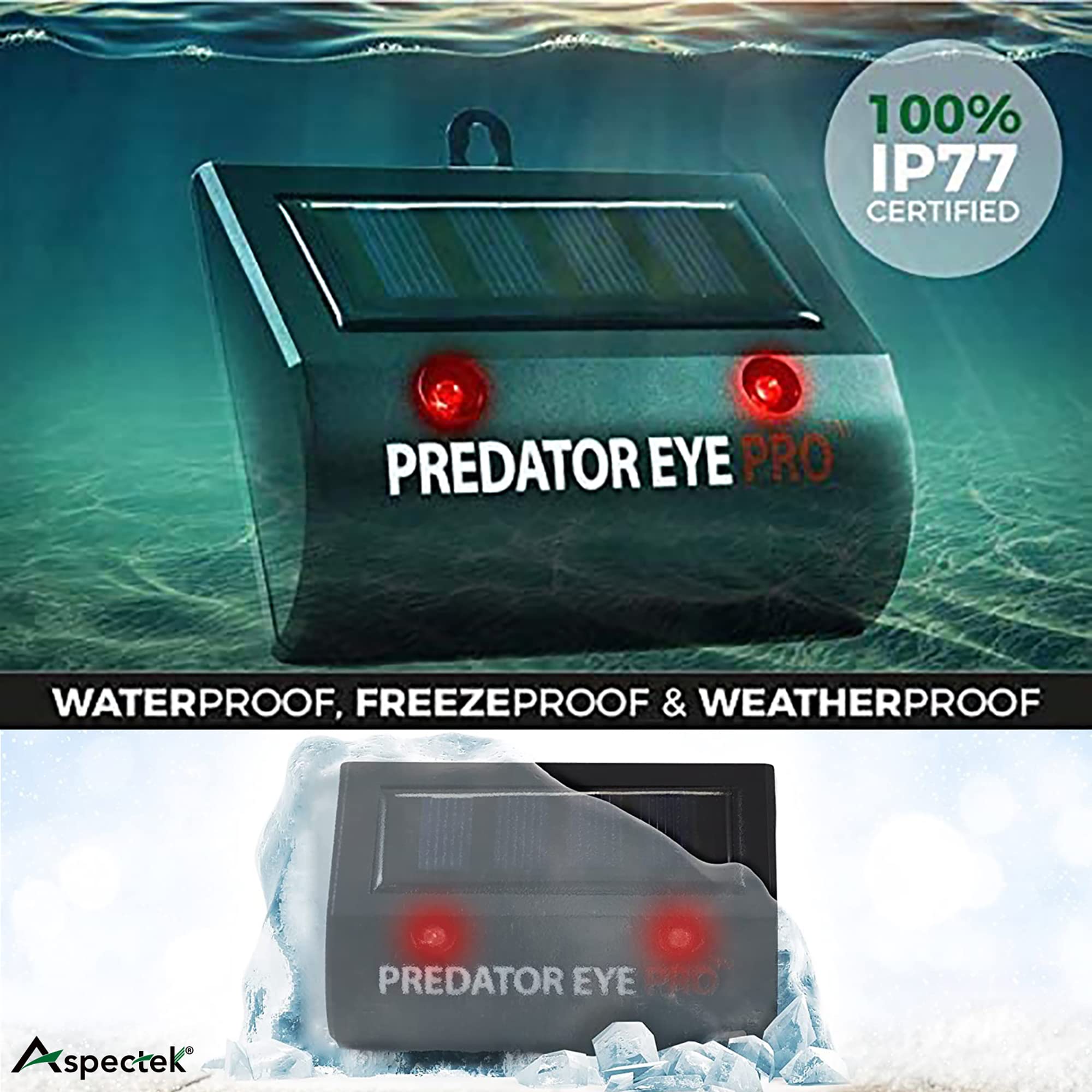 ASPECTEK Predator Eye PRO coverage up to 4600 sq ft for night protection