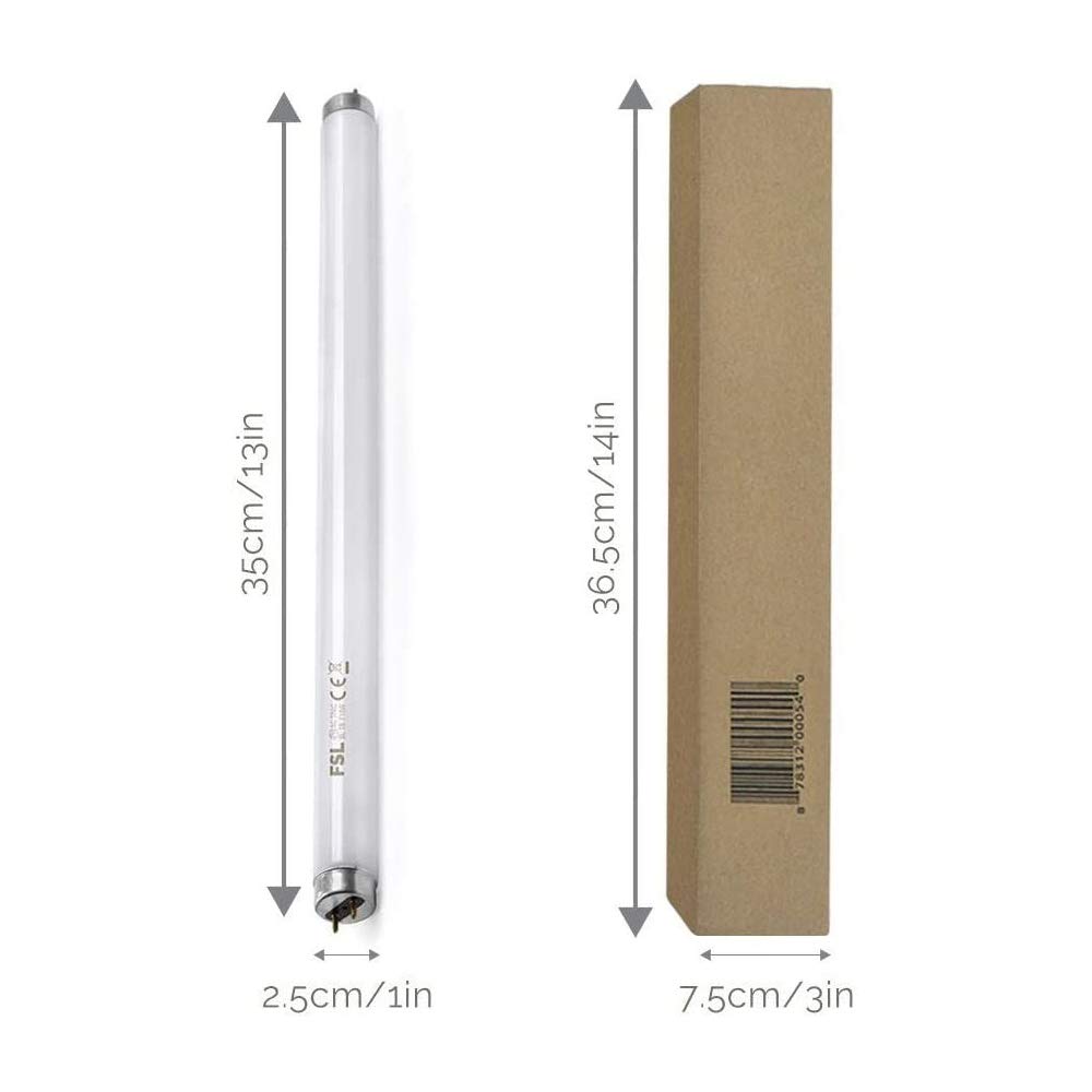 ASPECTEK replacement bulbs pack includes 2 tubes for easy swap.