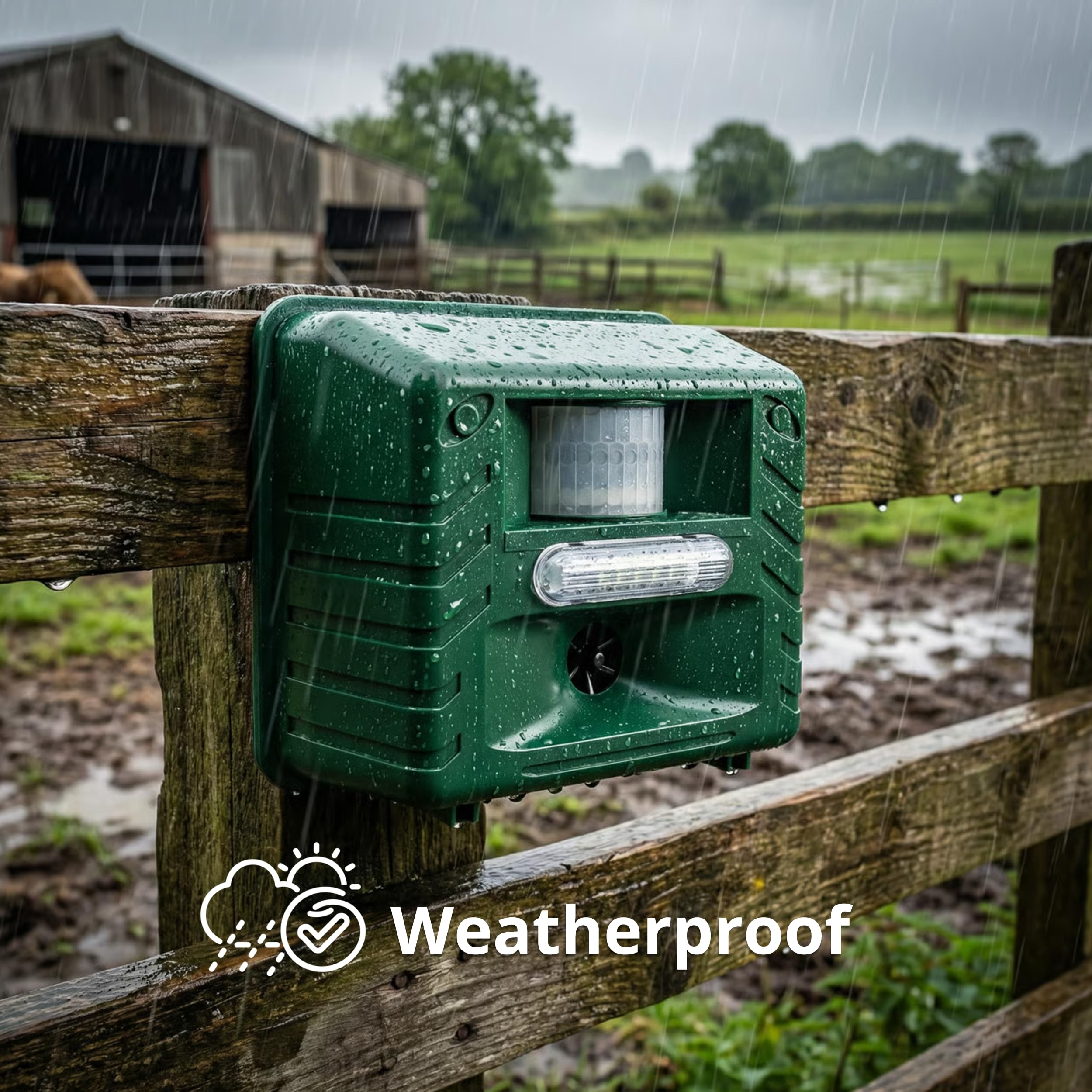 ASPECTEK weatherproof outdoor design withstands rain and sun while deterring wildlife