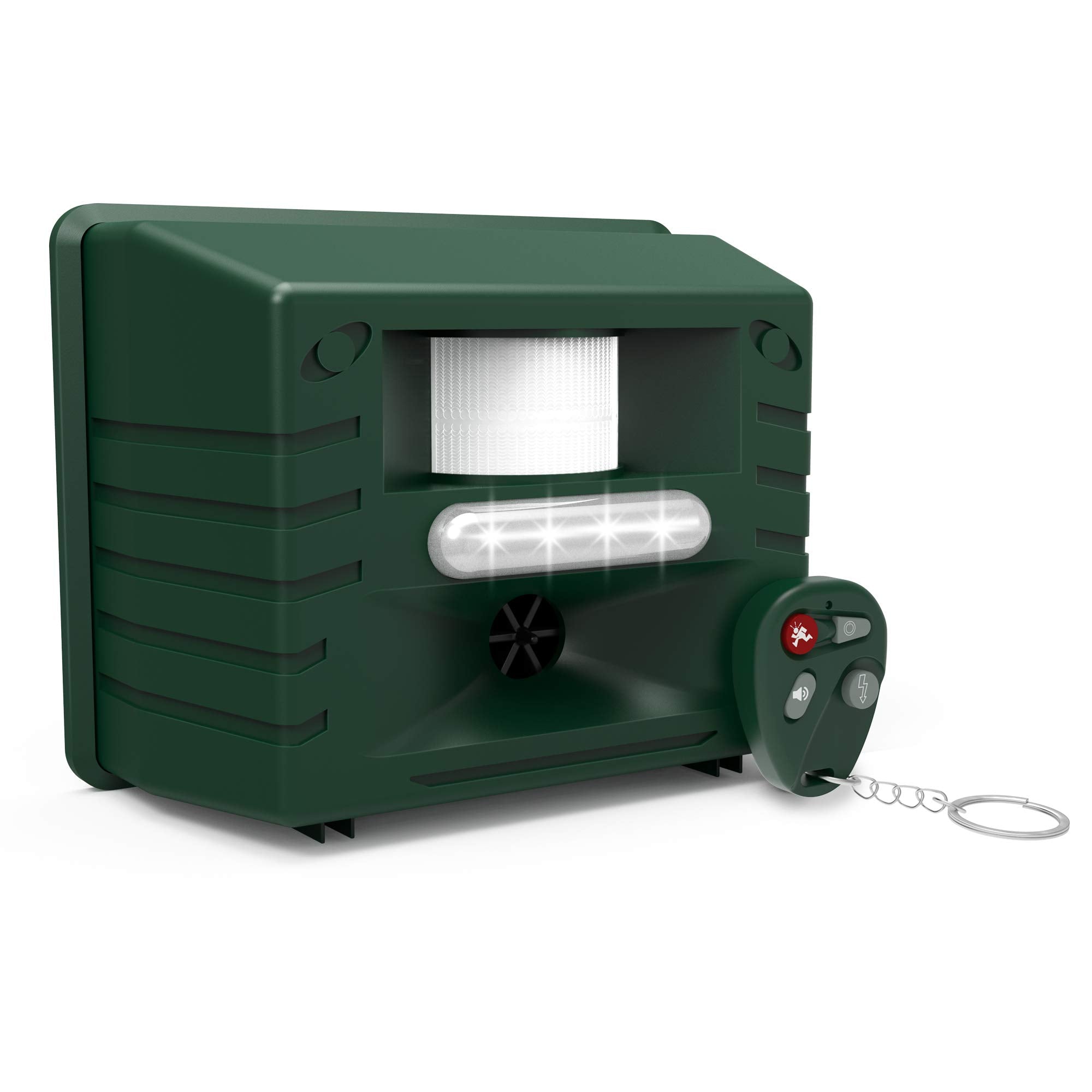 ASPECTEK Yard Sentinel front view shows a durable outdoor pest deterrent covering up to 5,000 sq ft