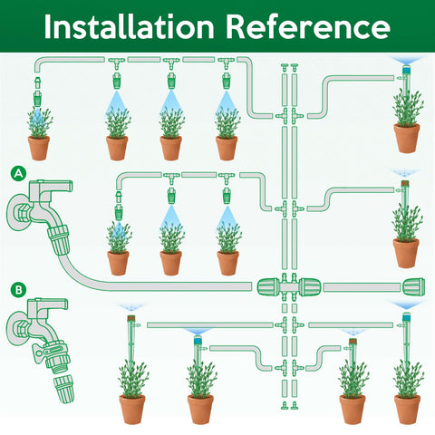 ASPULU 221pcs quick-connector parts for fast installation.