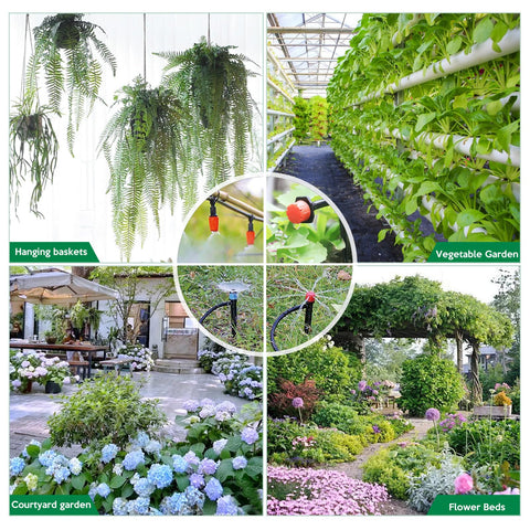 ASPULU automatic irrigation for garden, patio, greenhouse and more.