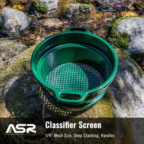 ASR Outdoor 6 inch depth allows processing larger batches before rinsing