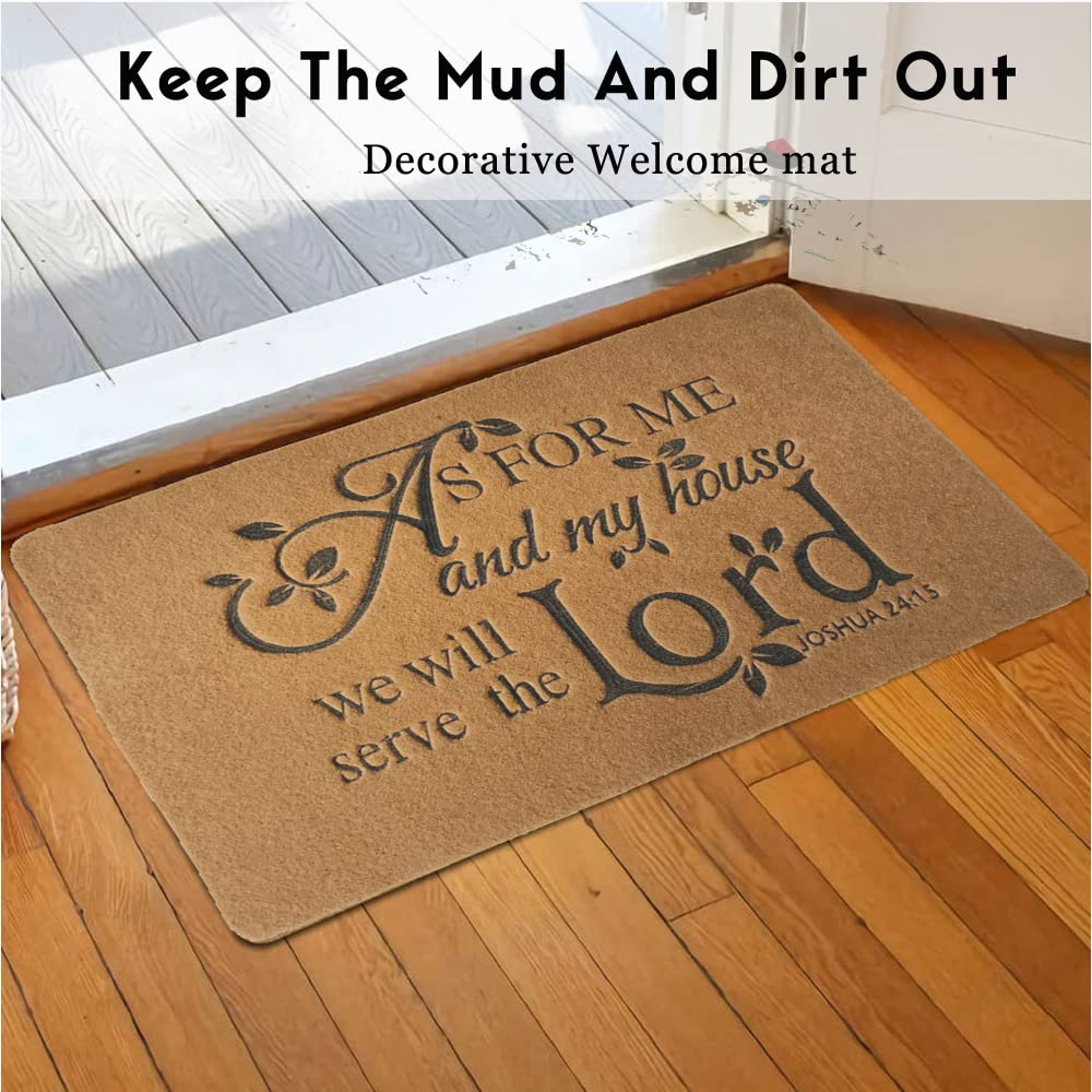 Assaoy Coir Door Mat is durable and weather resistant for outdoor entryways