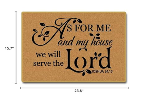 Assaoy humorous welcome mat adds personality to your entry.