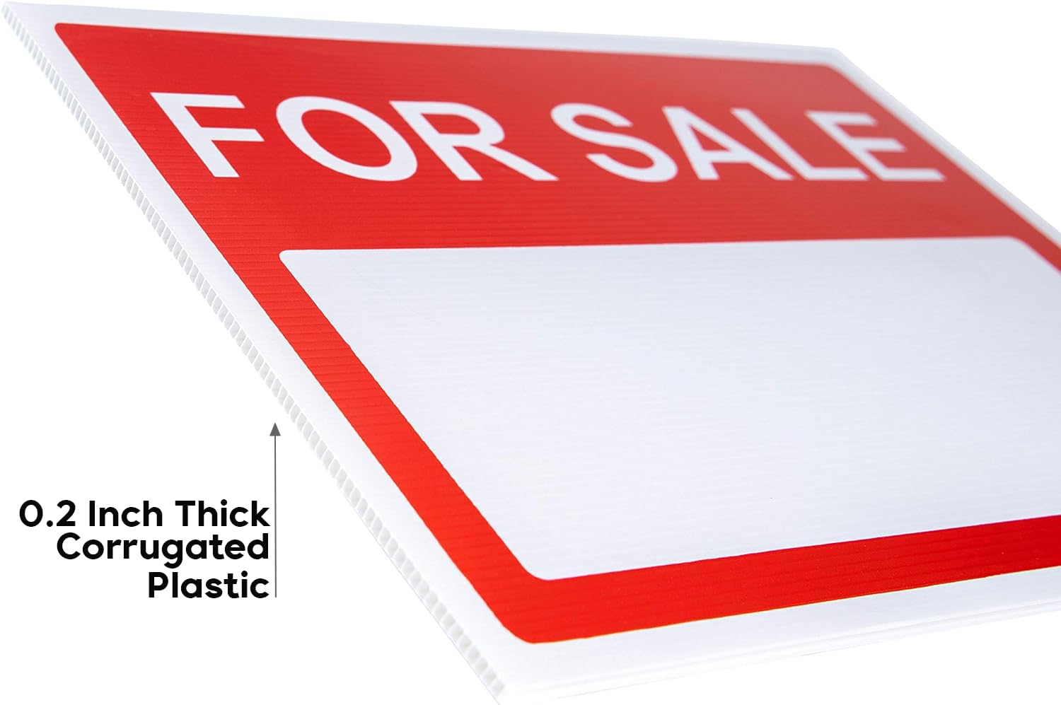 ASSURED SIGNS double-sided adhesives ensure secure placement on various surfaces.