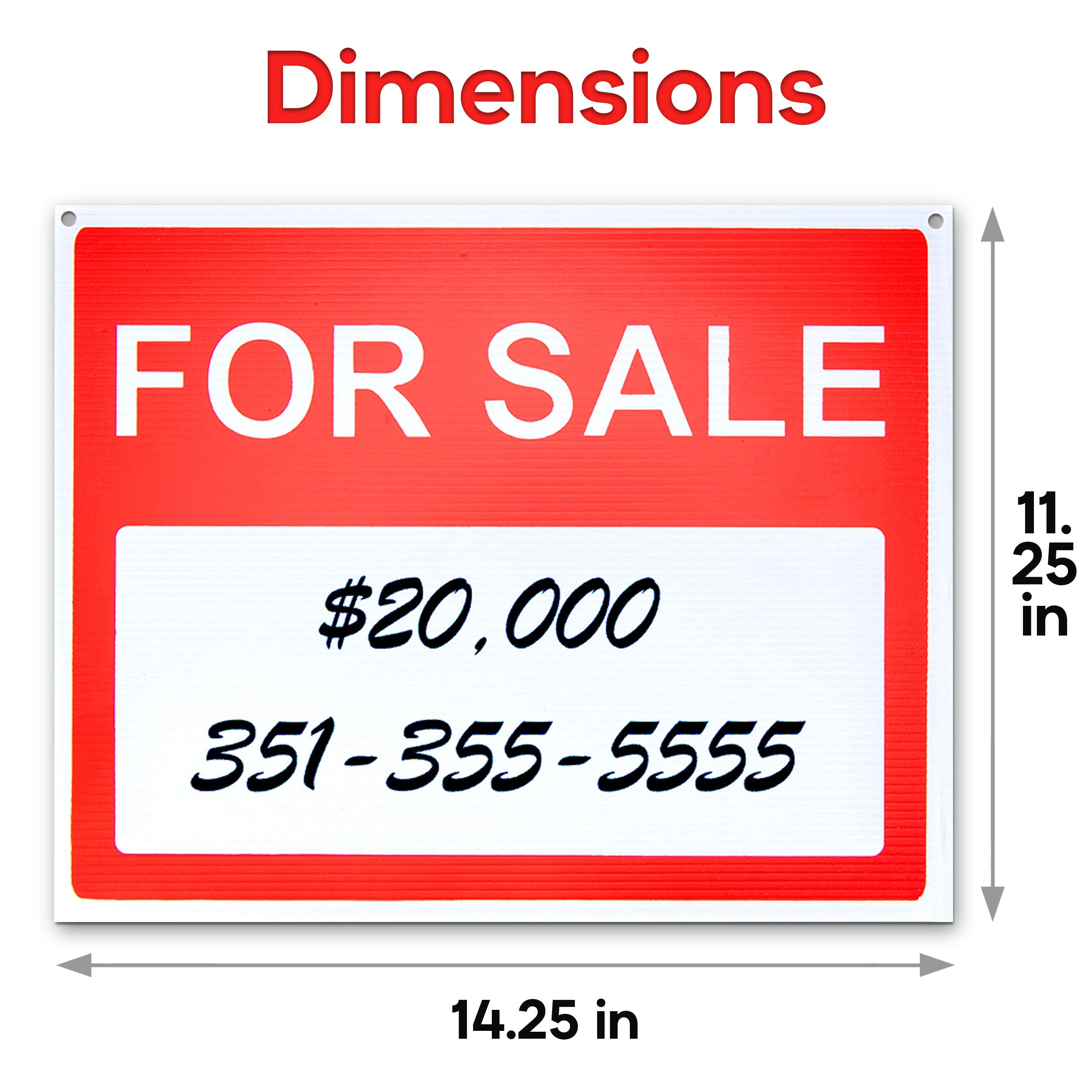 ASSURED SIGNS weatherproof corrugated plastic sign designed for outdoor use and weather resistance.
