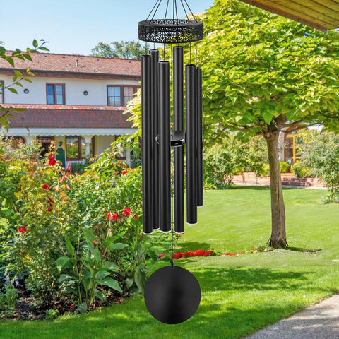 ASTARIN 48inch wind chimes for outdoor use, creating a calming garden ambiance