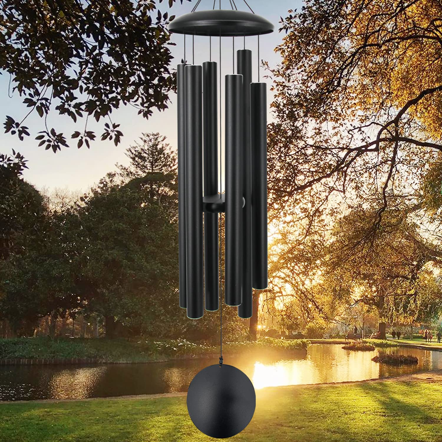 ASTARIN wind chimes with adjustable bell length for varied scales and tones