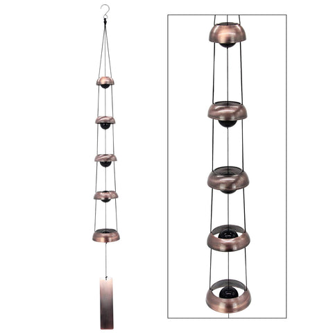 ASTARIN Copper Wind Chime temple design adds tranquil outdoor ambiance