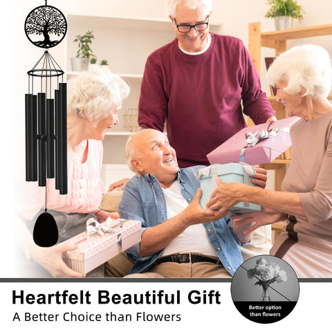 ASTARIN deep-tone wind chimes provide rich, resonant sound for peaceful outdoor moments.