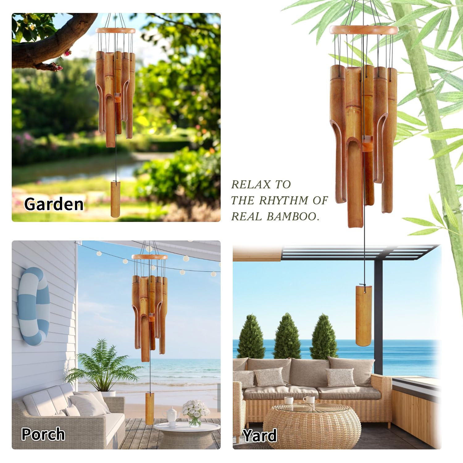 ASTARIN eco-friendly bamboo material highlights sustainable decor and durability.