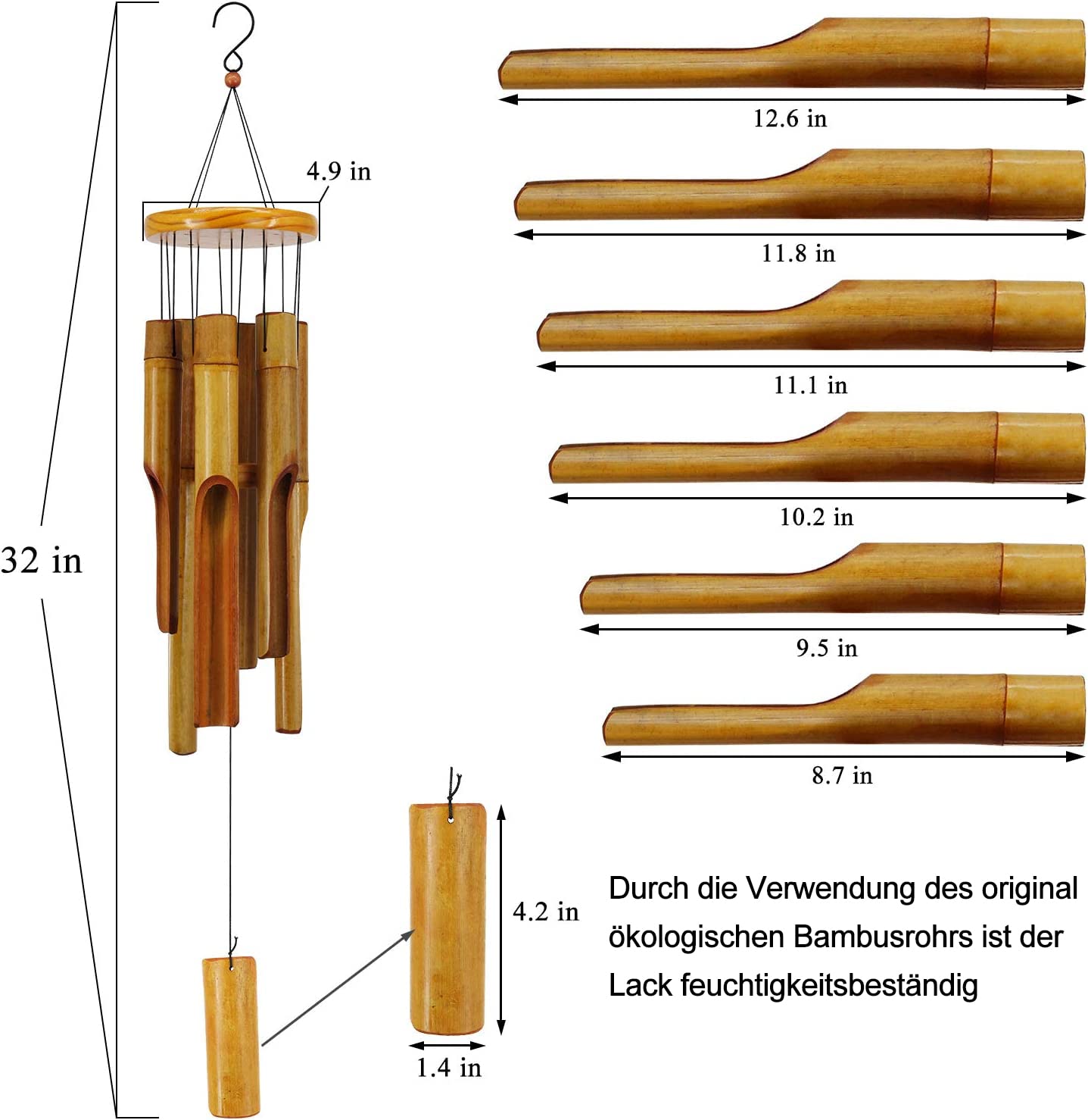 ASTARIN eco-friendly bamboo tubes for sustainable acoustics.