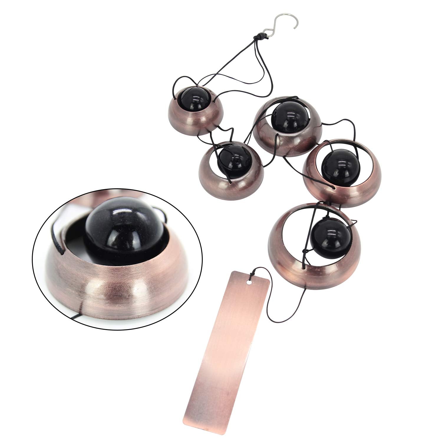 ASTARIN Copper Wind Chime nylon cord offers weather resistance for outdoor use