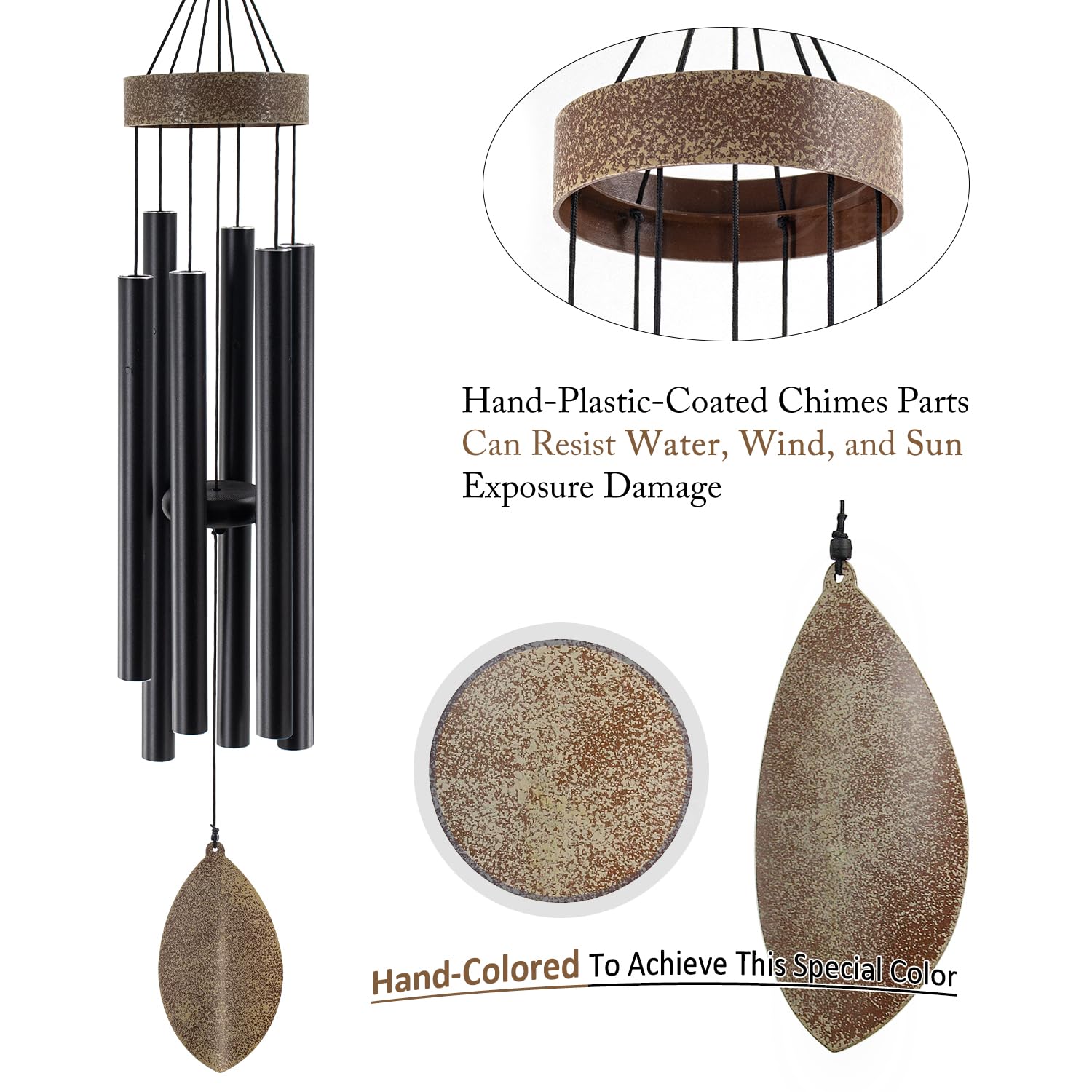 ASTARIN hand-tuned aluminum tubes create rich tones in breezy garden spaces.