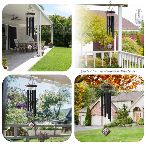 ASTARIN garden view memorial wind chime adding serenity to outdoor