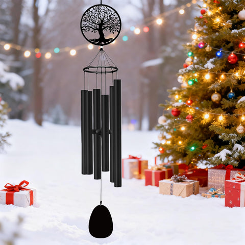 ASTARIN Memorial Wind Chimes outdoors 36in delivering soothing deep tones in your garden.