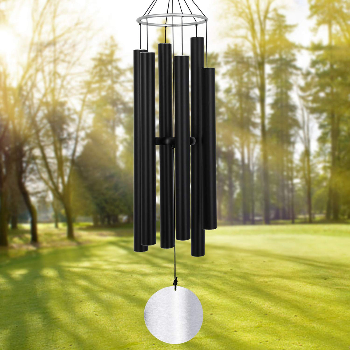 ASTARIN 45-inch outdoor wind chime with deep tone for peaceful garden ambiance.