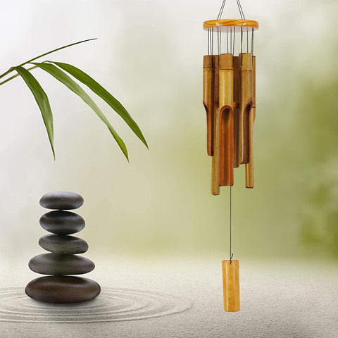 ASTARIN premium handmade beechwood chimes showcase craftsmanship.
