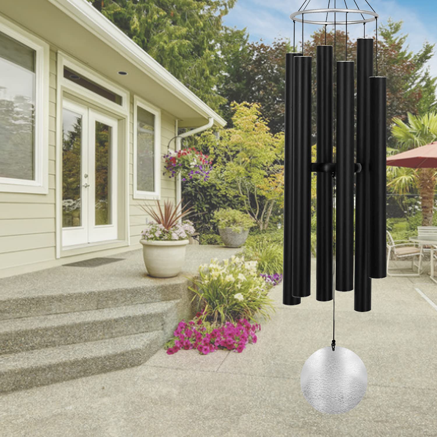 ASTARIN premium outdoor wind chime decor adds elegance plus soothing sound.