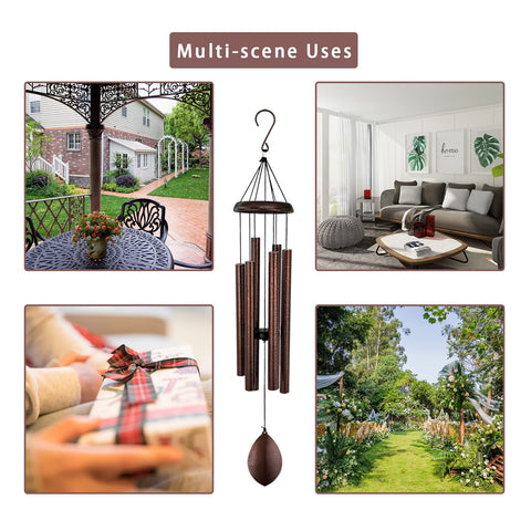 ASTARIN pentatonic-tuned chimes deliver harmonious notes in breeze.