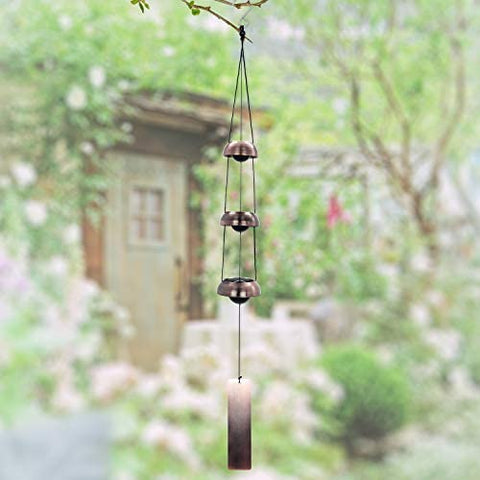 ASTARIN wind chime with copper alloy resists wind and water for long-lasting charm.