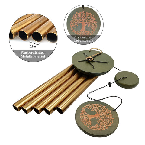 ASTARIN large 36-inch wind chimes offering rich outdoor soundscape