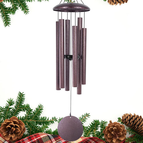 ASTARIN wind chimes 36-inch deep-tone top view adds calming outdoor ambience.