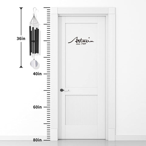 ASTARIN wind chimes gift box packaging highlights thoughtful memorial gift presentation.