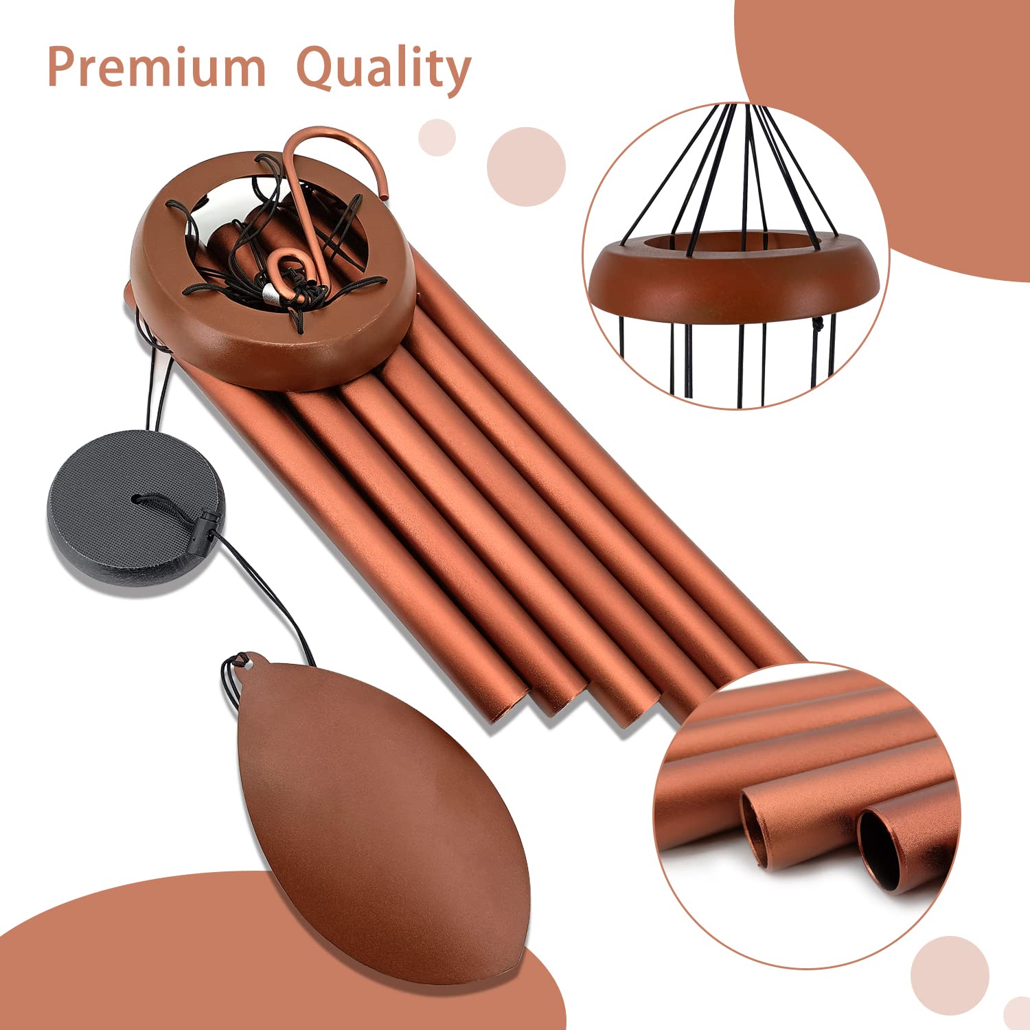 ASTARIN leaf-shaped wind catcher blends with nature and calm