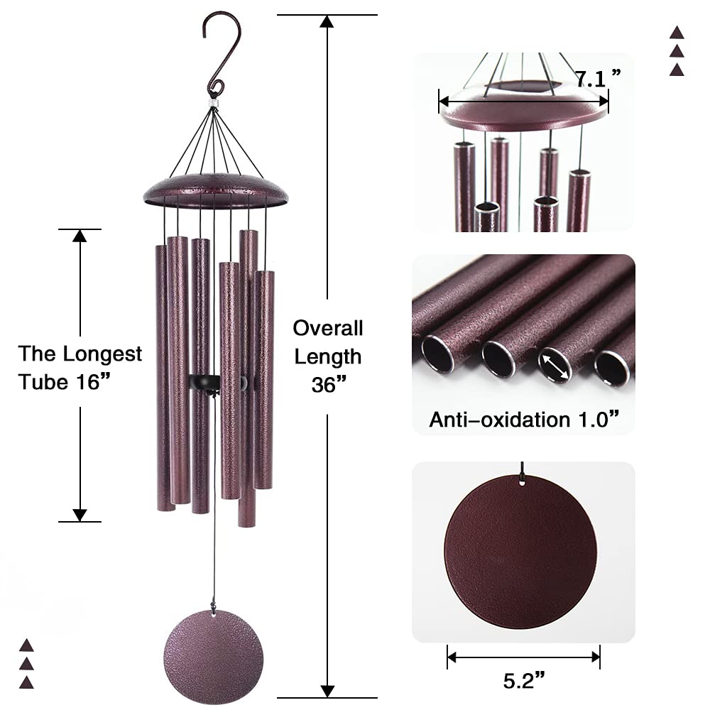 ASTARIN wind chimes pentatonic tuning offers pleasing, gentle tones.
