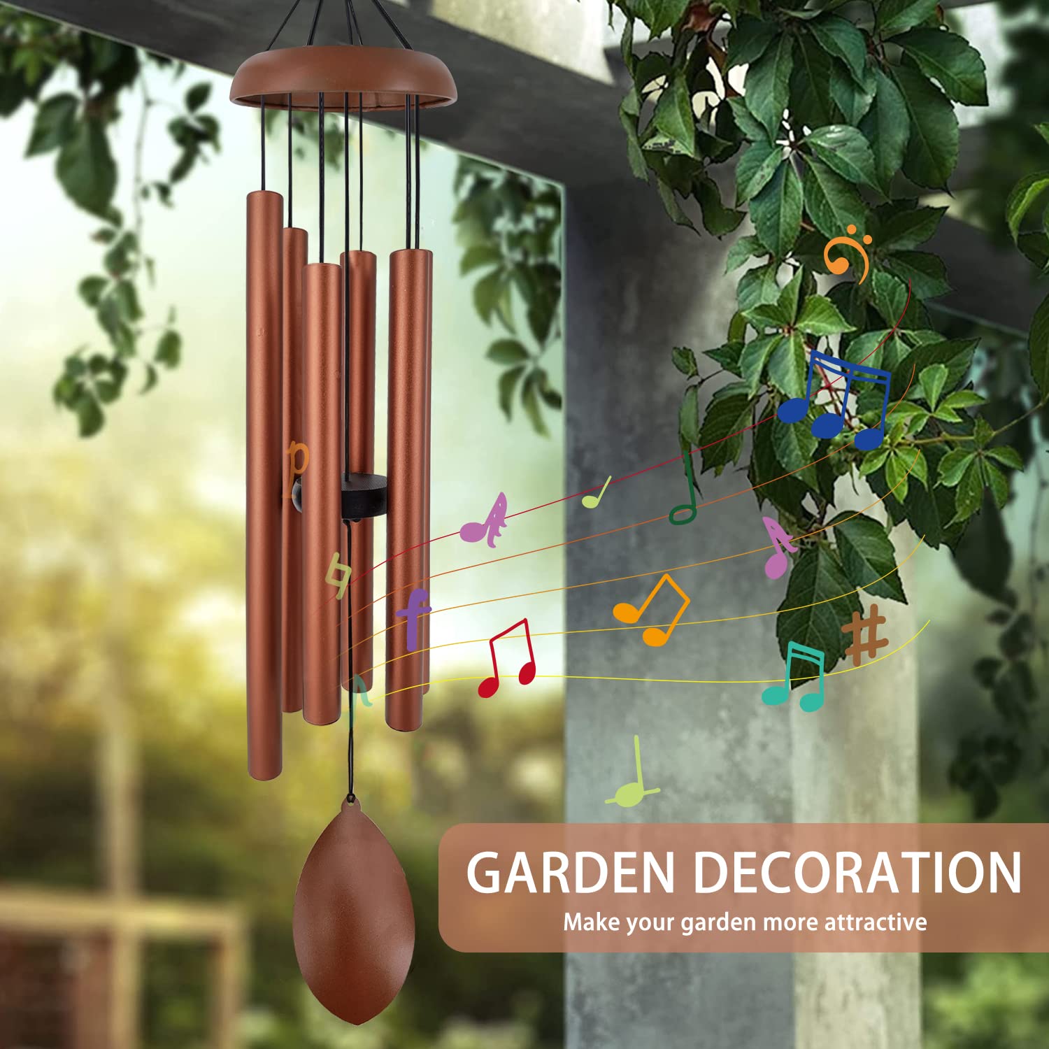 ASTARIN wind chimes pentatonic tuning for harmonious notes