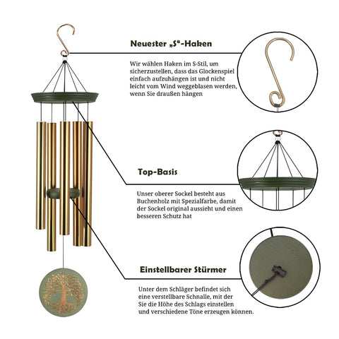 ASTARIN gold-coated tubes resist weather for lasting tones