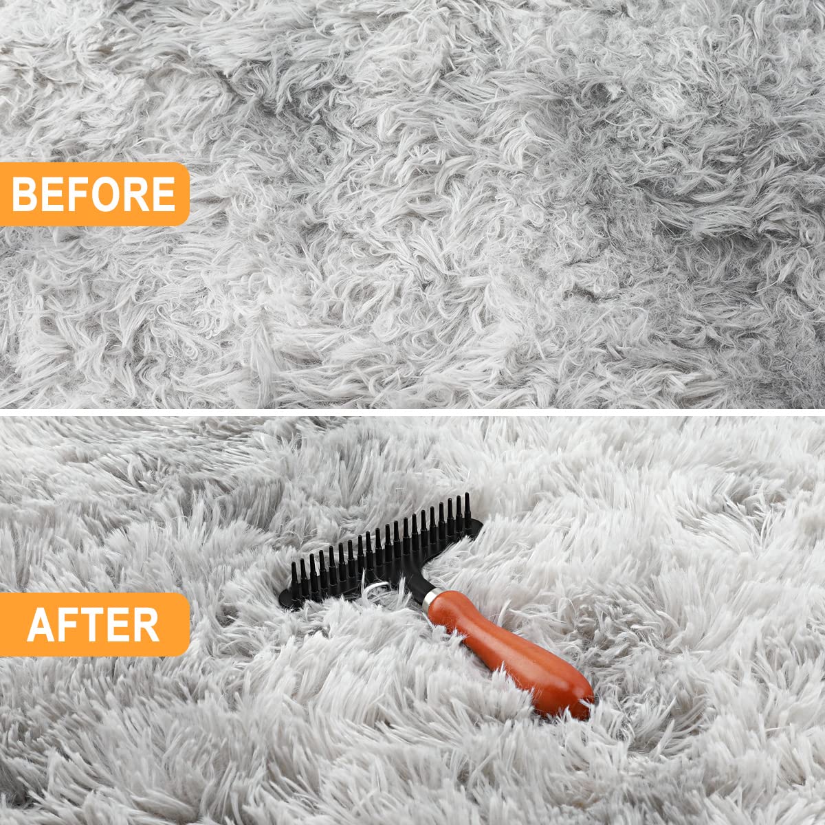 Astfys lightweight, easy-storage rake for quick touch-ups.