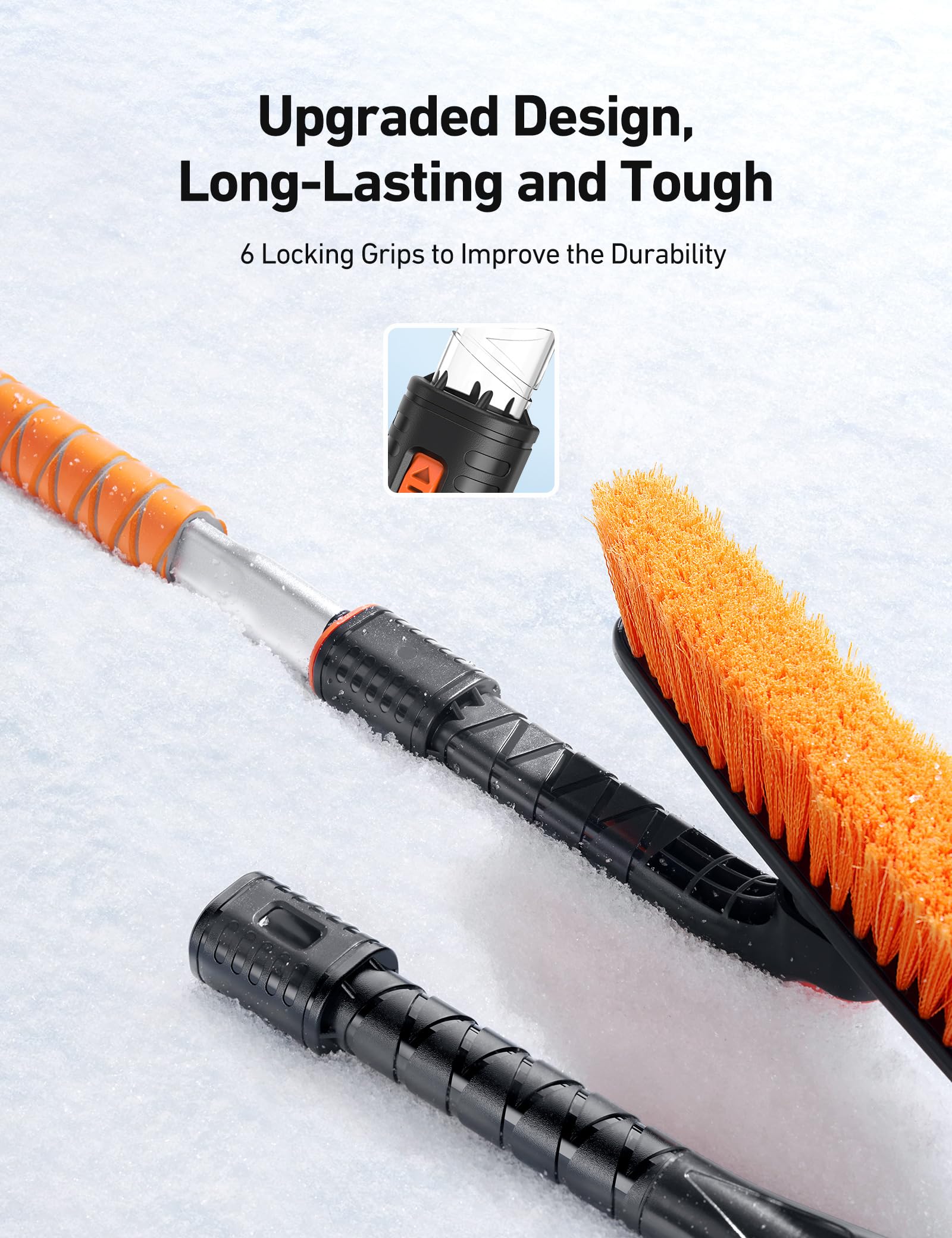 AstroAI EVA anti-frost handle for comfortable grip.