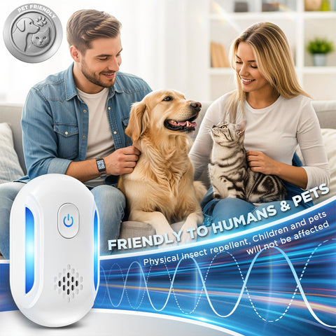 Asukin Ultrasonic Pest Repeller energy-saving unit minimizes power use while protecting spaces.