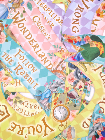 ASVP Shop Cheshire Cat and friends arrow sign set for photo opportunities