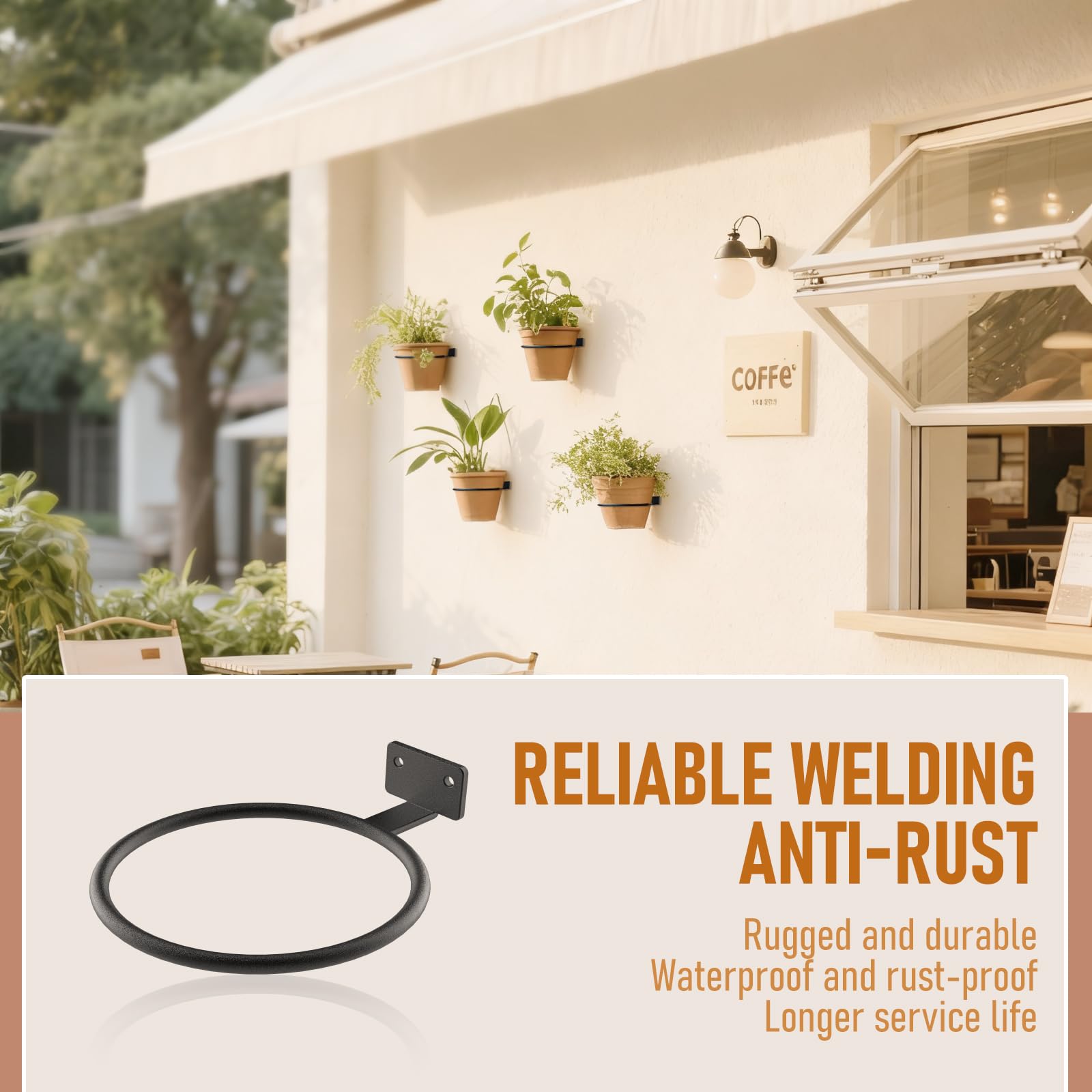 ASZUNE black anti-rust coating protects rings in all weather conditions for long-term use.