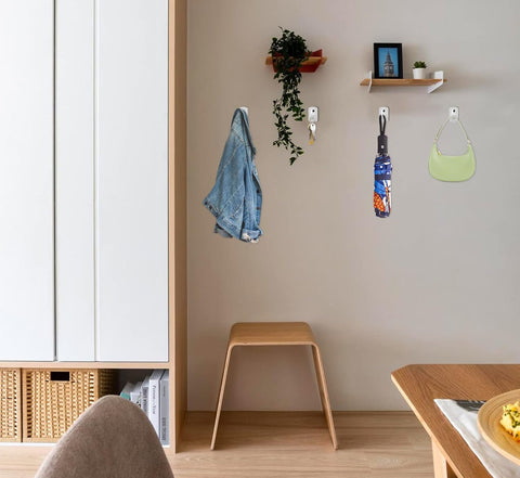 ASZUNE hanging planter setup white demonstrates space-saving ceiling mounting
