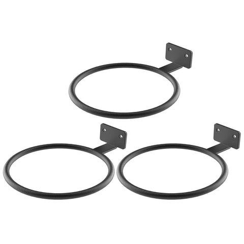 ASZUNE wall pot holder 4in ring plant hanger for indoor and outdoor use, stylish wall display.
